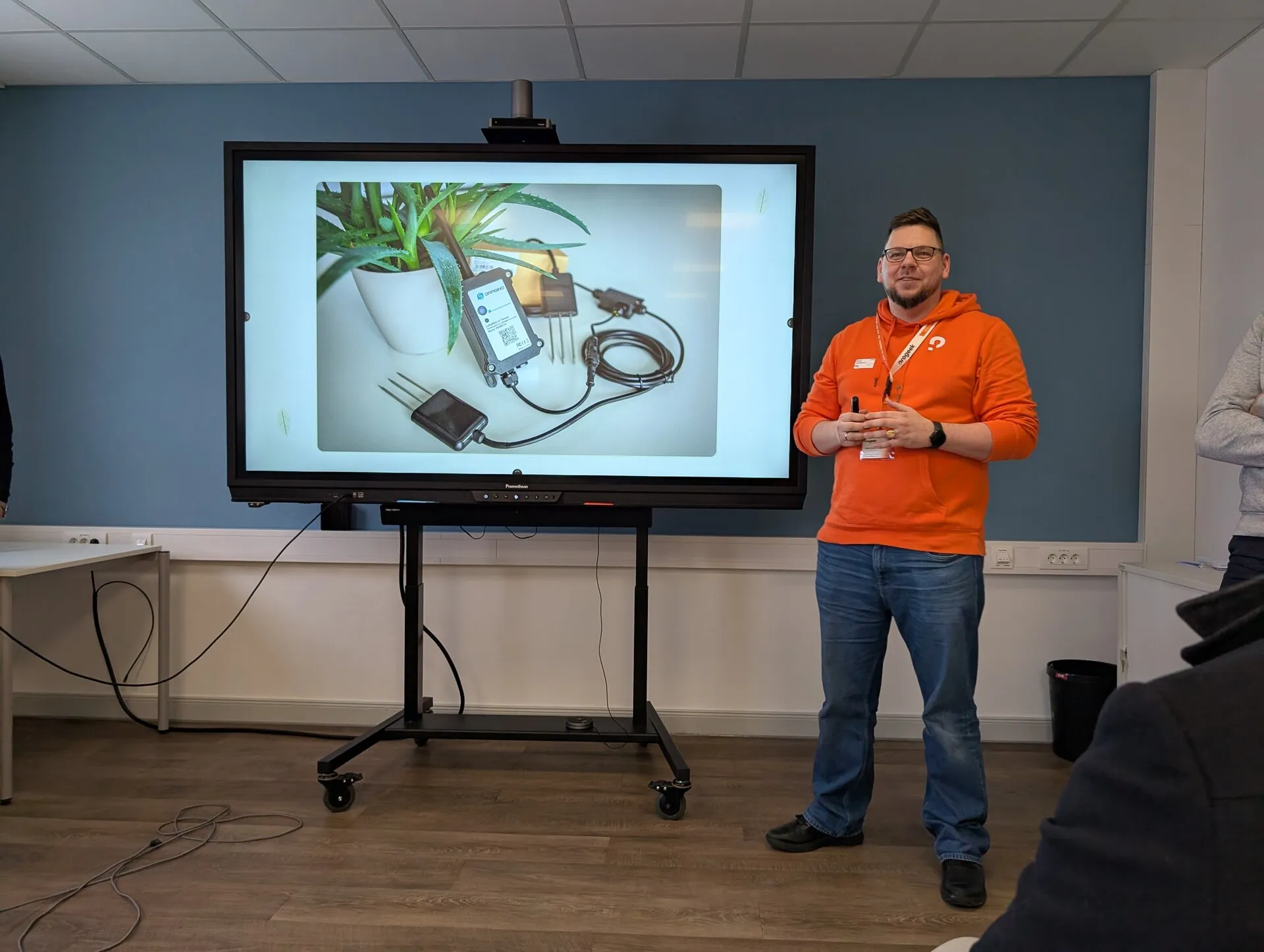 Die Hardware-Seite des Projekts: ein Bodenfeuchtesensor mit LoRaWAN-Funkeinheit
